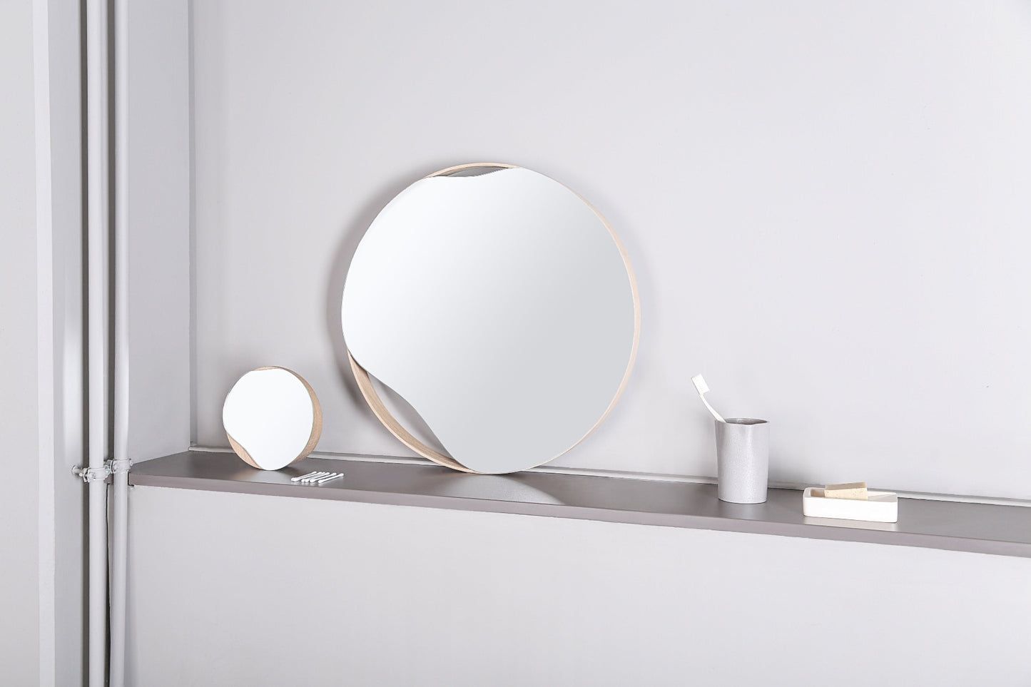 SMART såpeskål. Glassert keramikk. Hvit farge