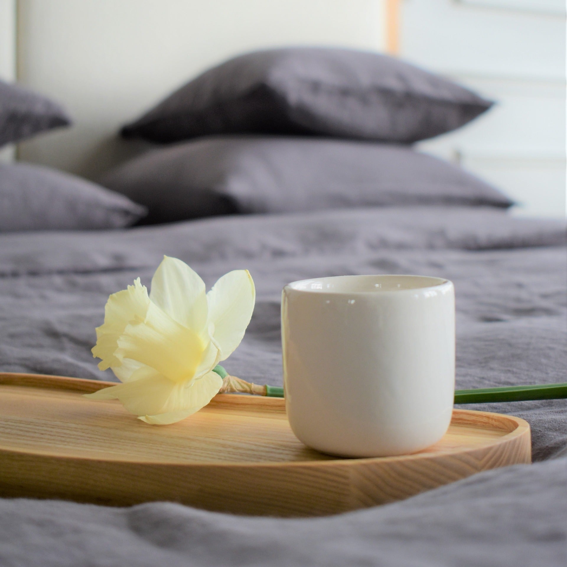 BØNNE serveringsbrett i asketre