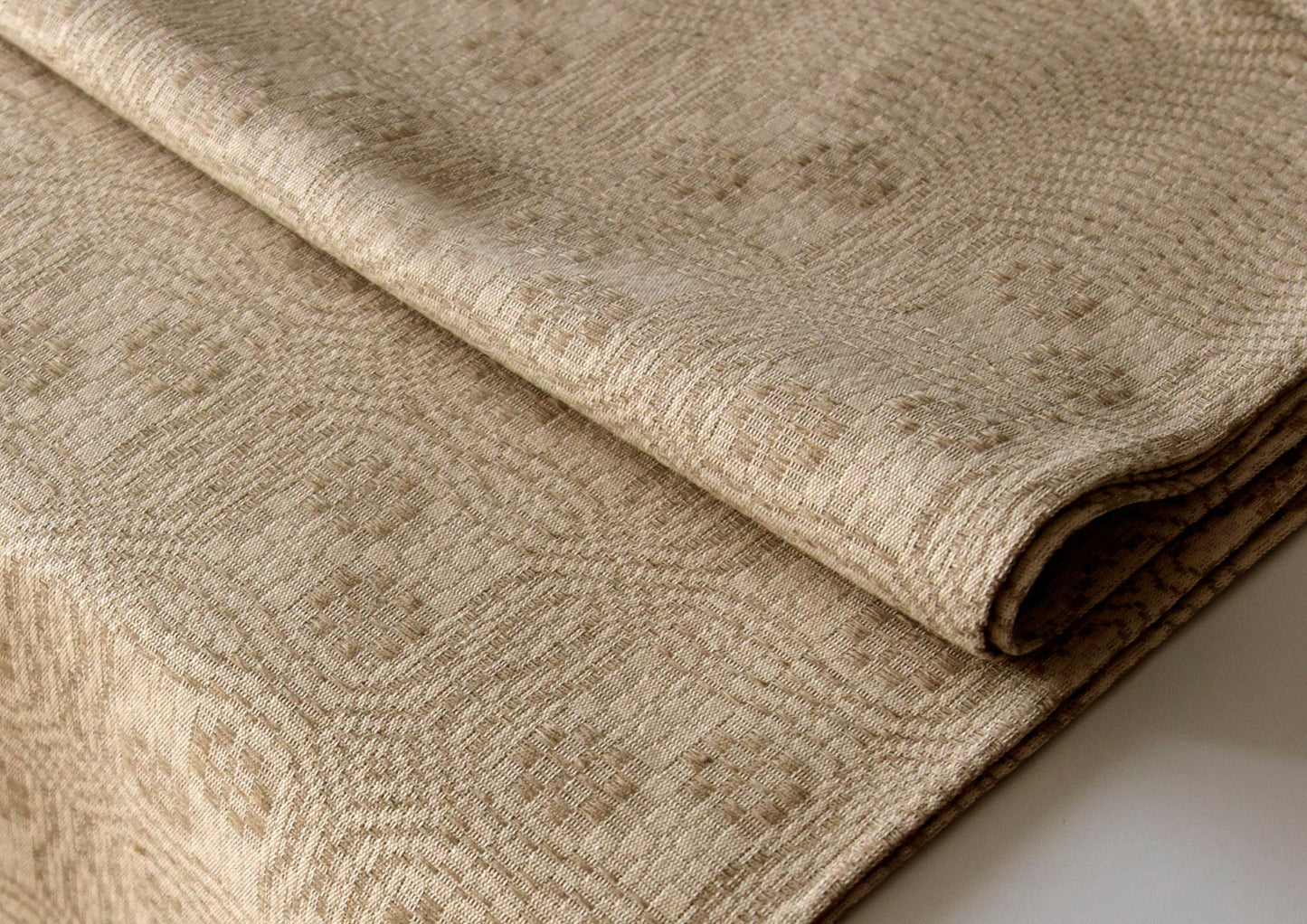 100 % lin firkantet linduk i GULL linfarge