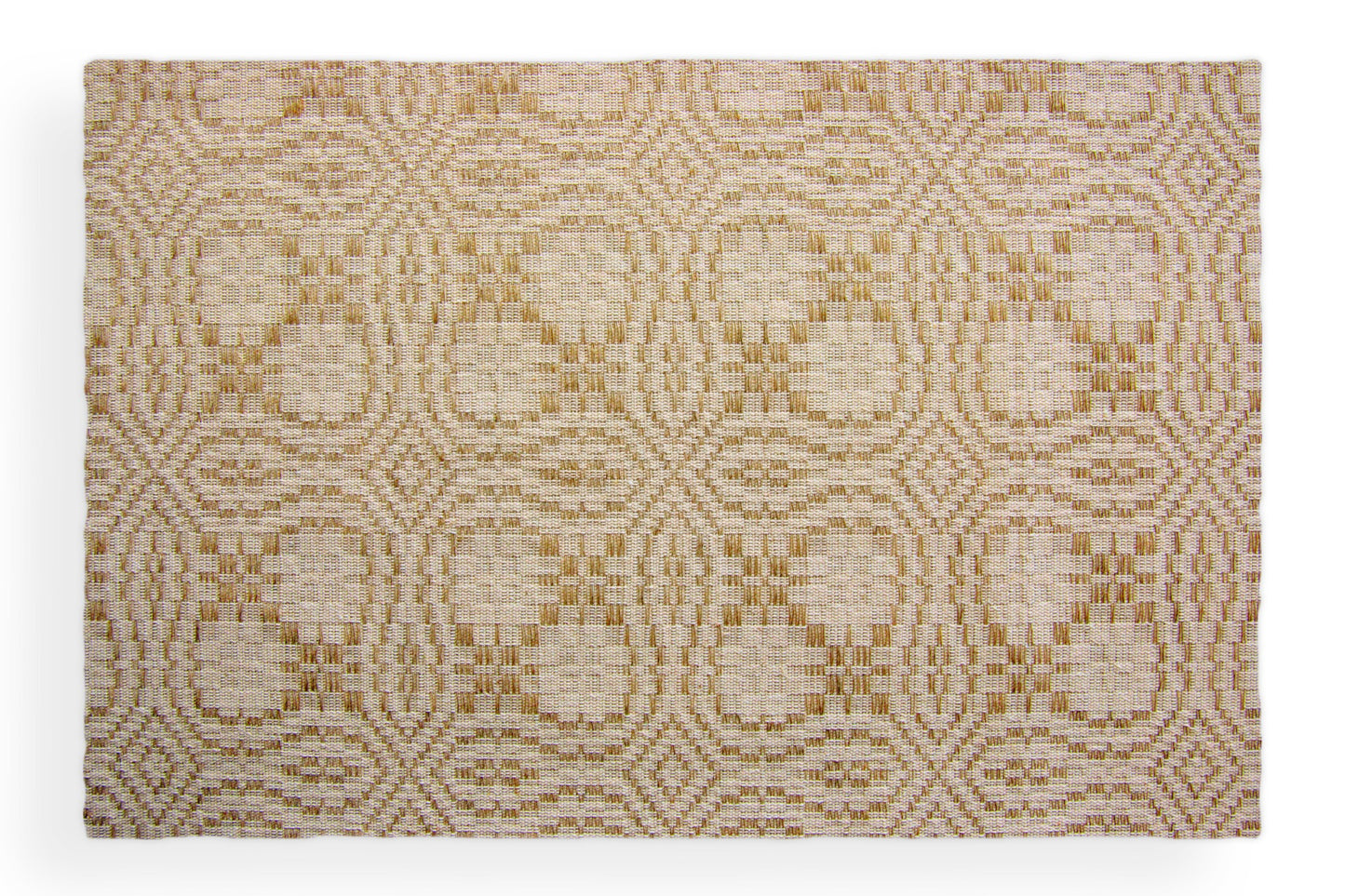 100 % lin firkantet linduk i GULL linfarge