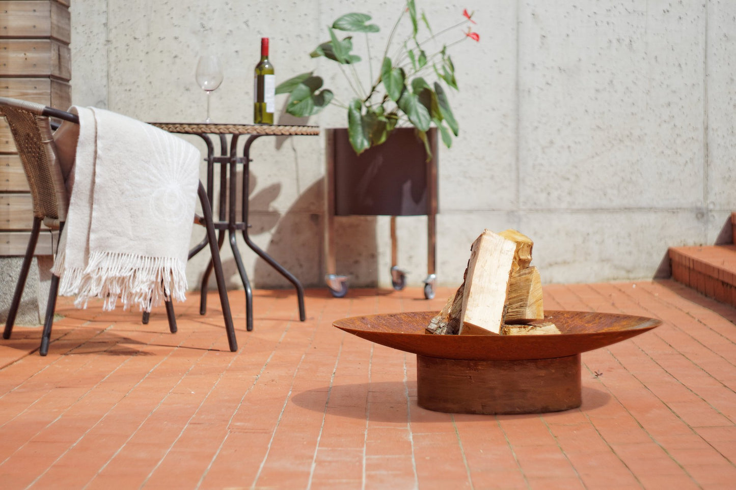 GRACE helt rustende bålpanne