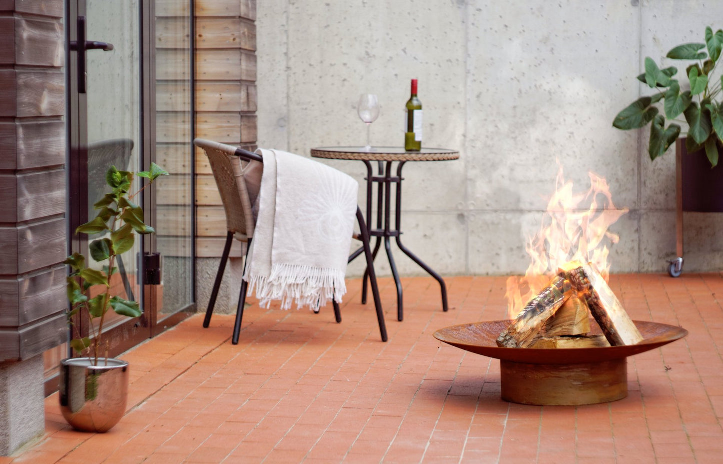 GRACE helt rustende bålpanne