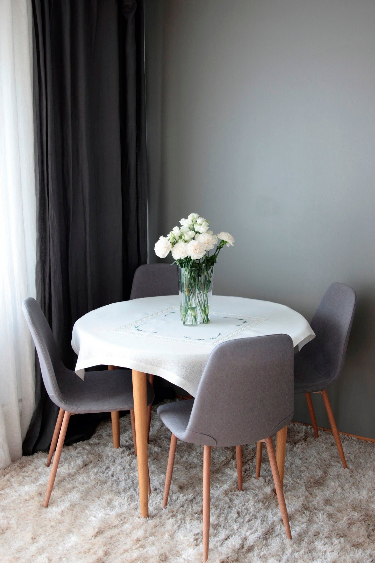 LAVENDEL linduk (hvit)