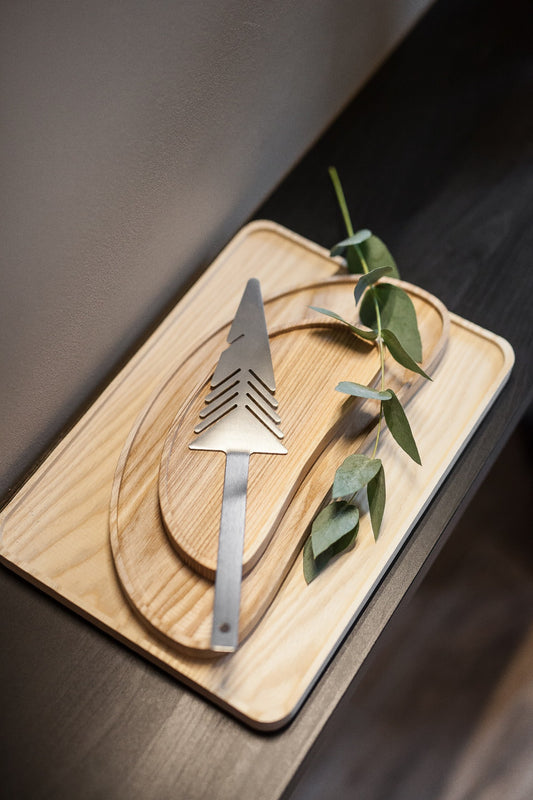 FURUNÅL kakespade i rustfritt stål