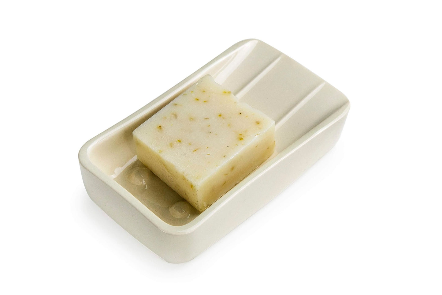 SMART såpeskål. Glassert keramikk. Hvit farge