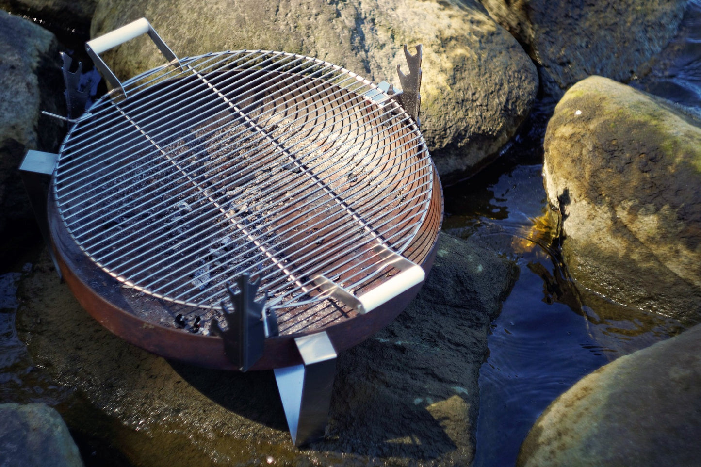 ETNA bålpanne med rustfritt beina og grillrist