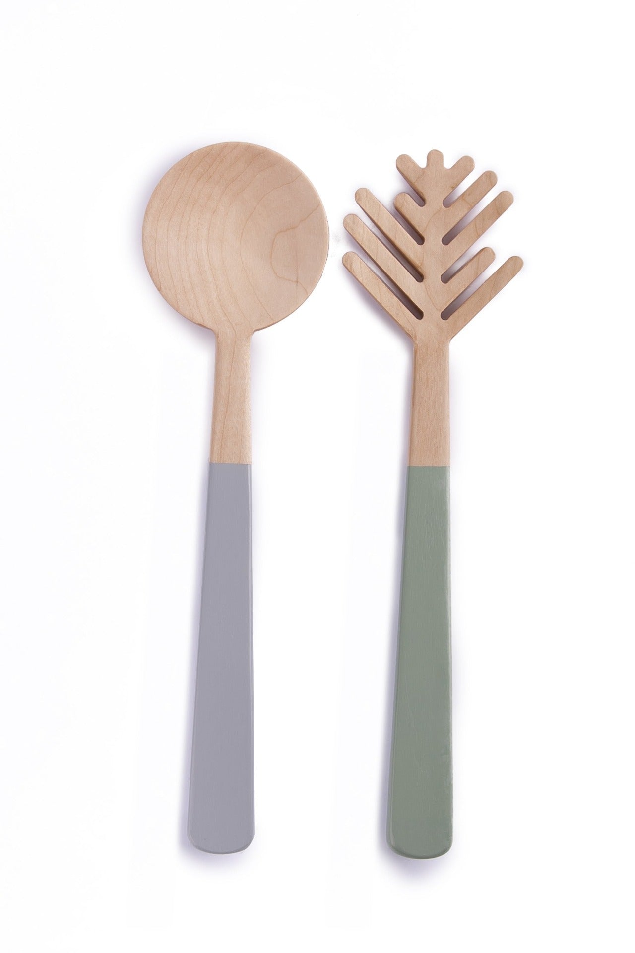 FURUNÅL salatbestikk i bjørketre