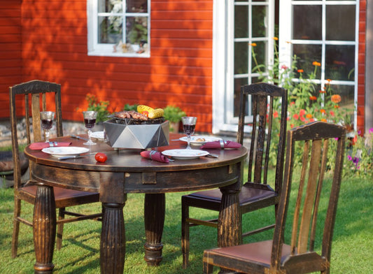 STEINKAST solide høykvalitets utegrill i rustfritt stål