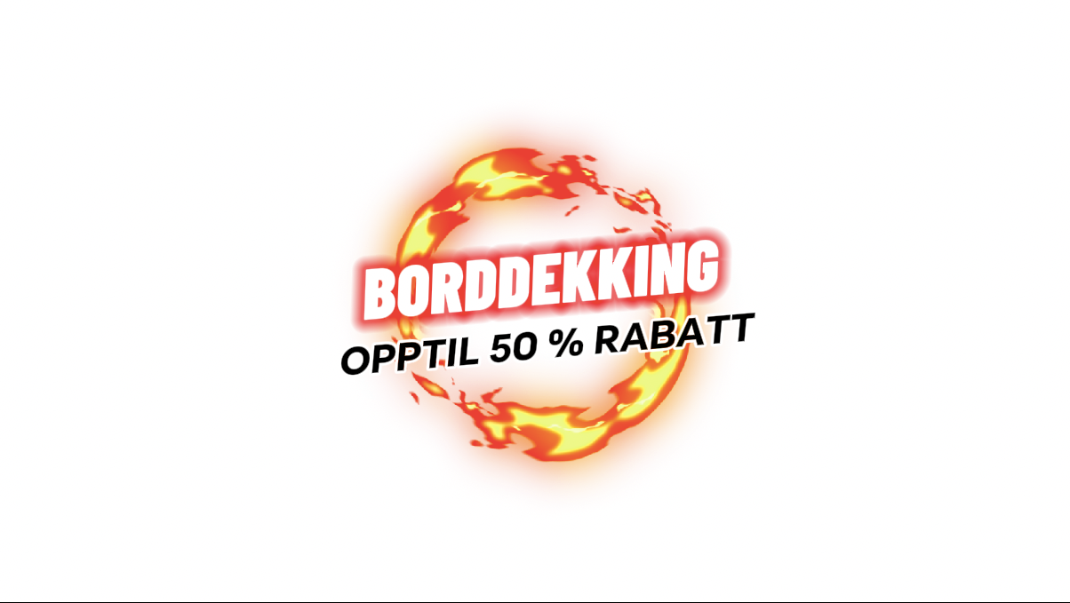 BORDDEKKING, BADEROMSETT OSV.