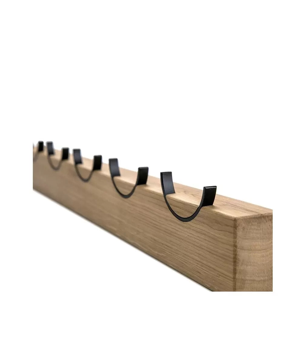 HJORT coat rack in stainless steel