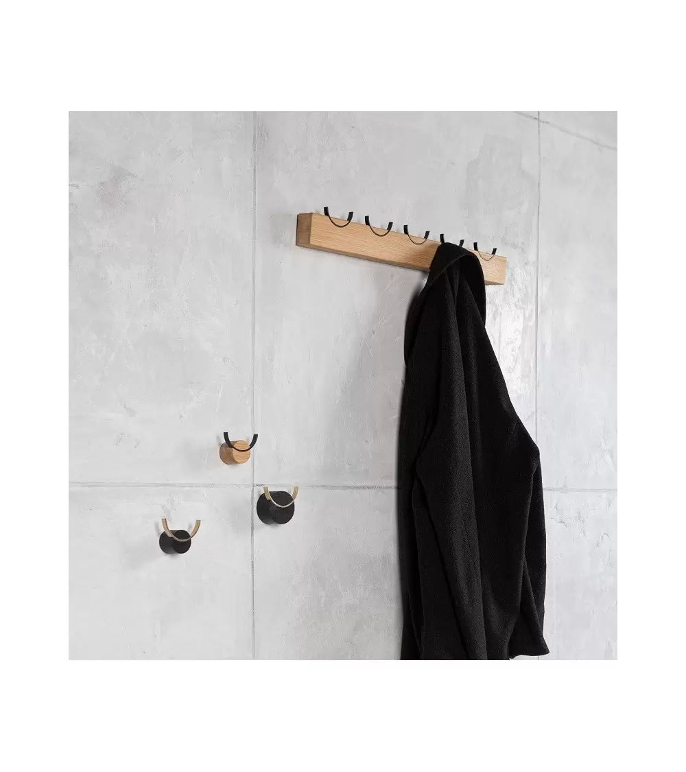 HJORT coat rack in stainless steel