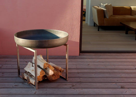 CUBE bålpanne med rustfritt beina