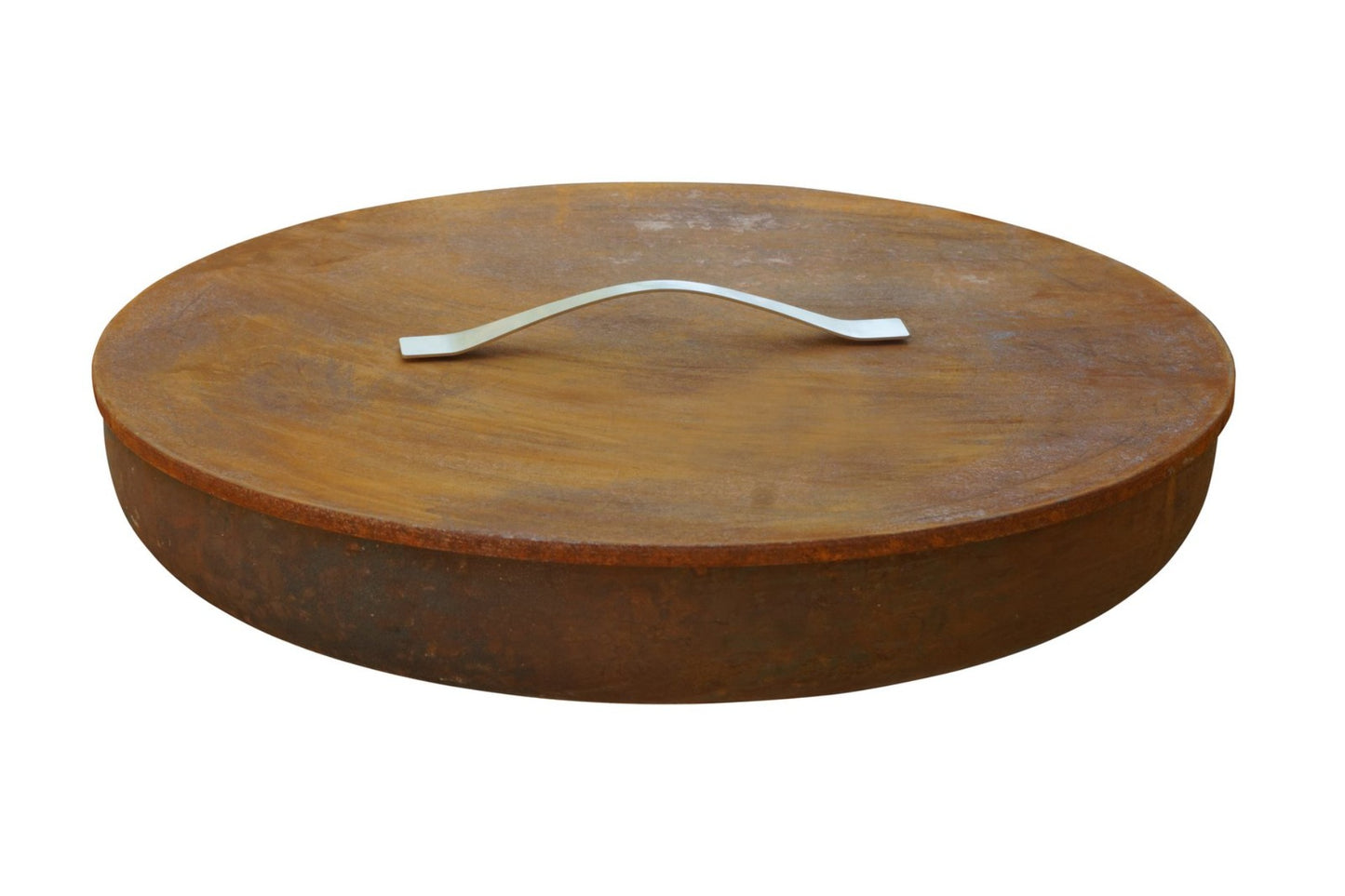 Lokk til bålpanner i rustende stål, diameter 63 cm
