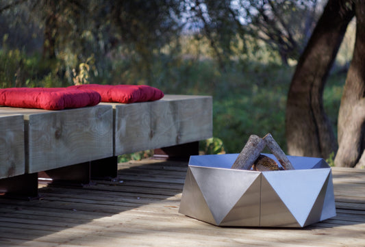 JUNDA bålpanne rustfritt stål har slitesterk konstruksjon